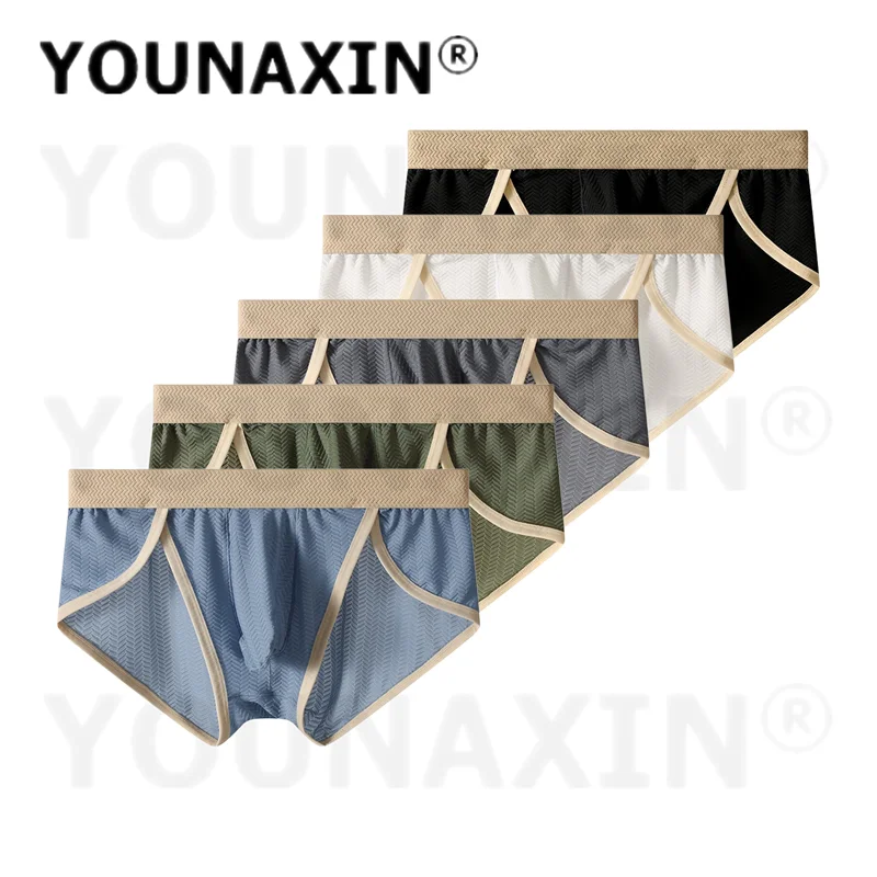 Trunk Breathable Men - 5 Stück Herren-Slips, sexy Slips, Shorts,