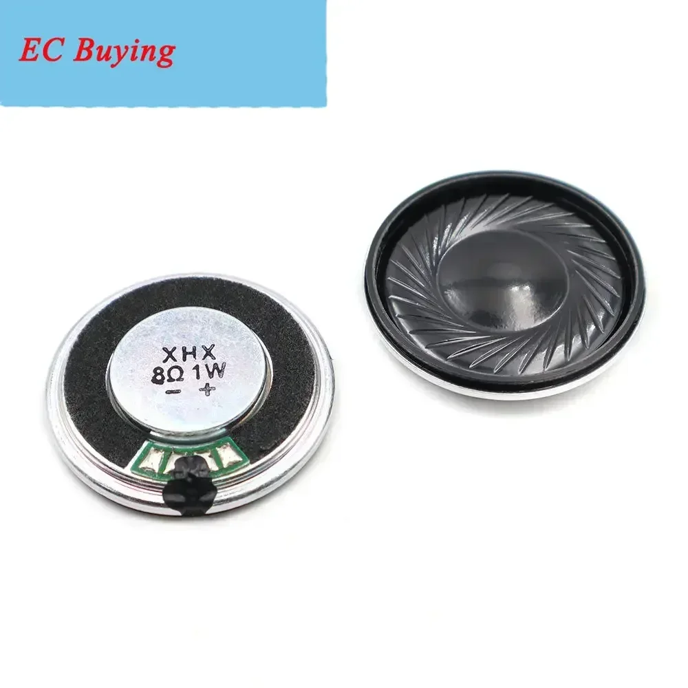2Pcs 30MM 8Ohm 1W Iron Case Internal Magnet Speaker Ultra-thin 30*5.5MM Diameter 30 MM 8 Ohm 1 Watt Loud Speaker Loudspeaker