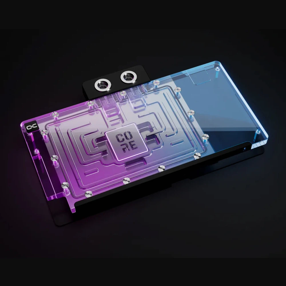 Alphacool Core GPU Water Block Serve For Asus ROG Astral GeForce RTX 5080 16GB Edition Graphics Card Cooler With Backplate