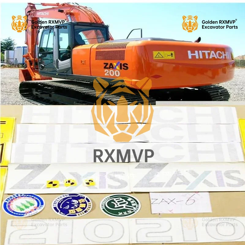 For Hitachi Sticker Ex60/70/120/200/330/400/470-5a- L Zax200/210/240/250/270/330/350/360-3-3g Excavator Parts Full Car Standard