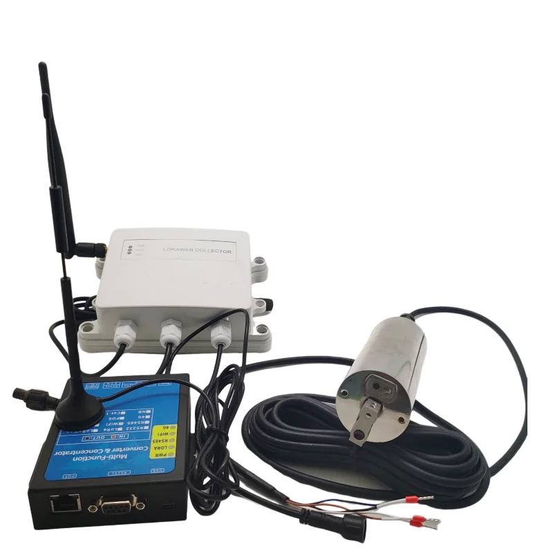High Measurange Digital RS485 Modbus LORA LORAWAN 4-20mA Online Auto Clean Water Turbidity Sensor