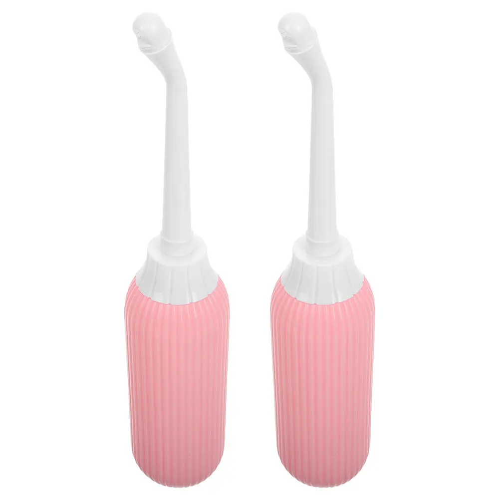 

2pcs Feminine Wash Handheld Bidet Sprayer Portable Sitz Bath Postpartum Women Private Part