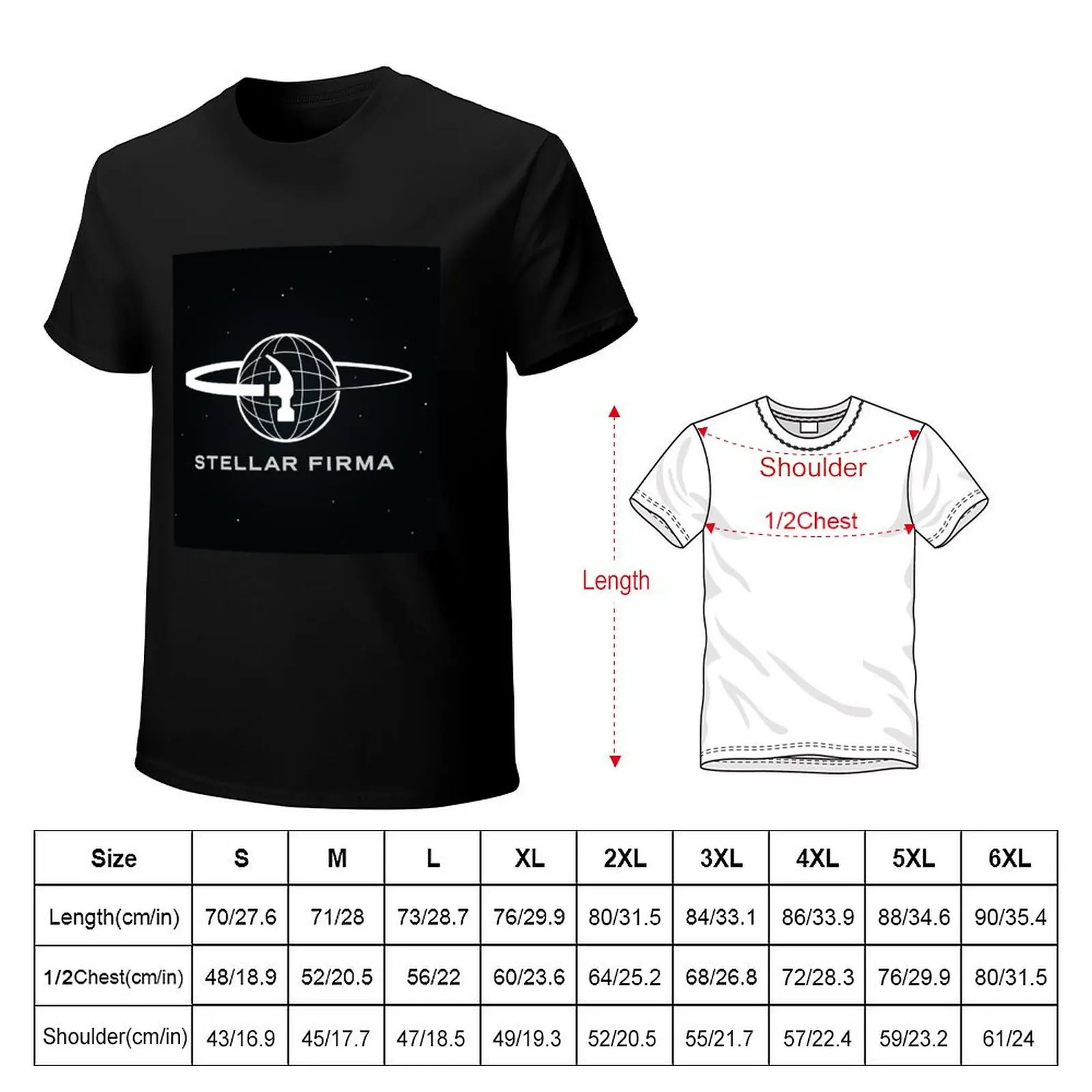 Stellar Firma Podcast Logo T-Shirt Retro Graphic Print T-Shirt