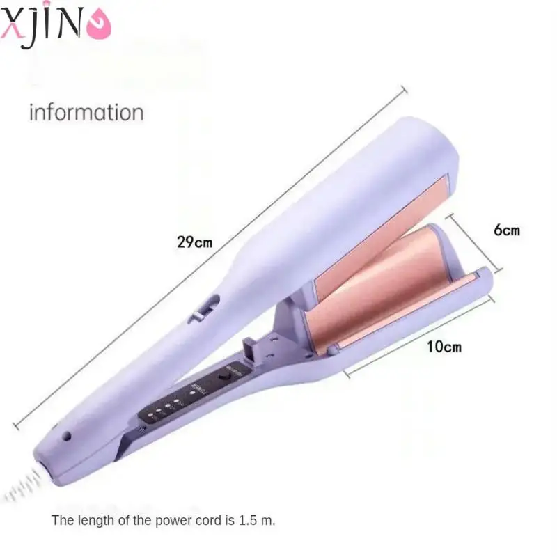 Curling Rod Practical Long-lasting Curls Innovative Design Auto Close Ergonomic Hair Styling Tools Big Wave Curling Iron Safe