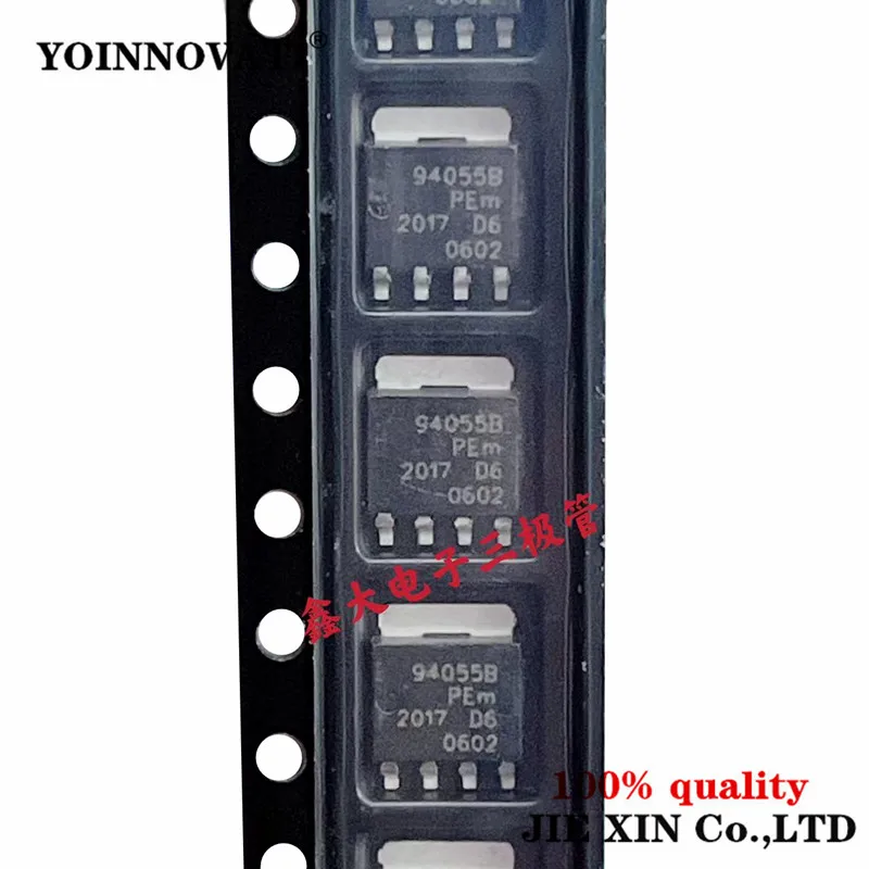 Placa de ordenador automotriz, chip regulador de voltaje, chip de circuito de control, Transistor de coche, 5 piezas o 10 piezas, 94055B, 940558, 94055 TO252-4