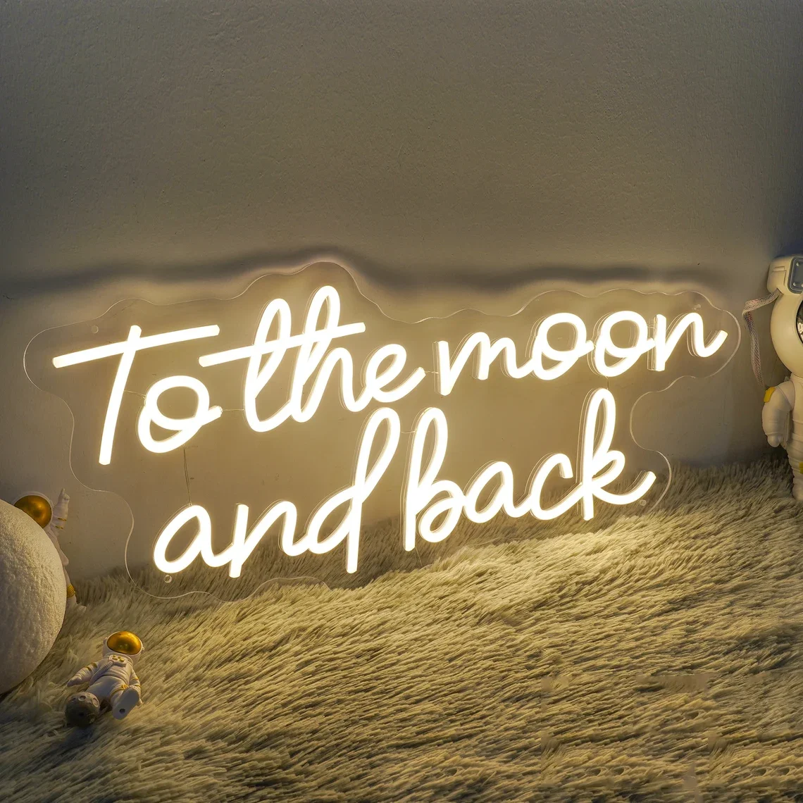 To the moon and back Neon Sign Custom Wedding Birthday Neon Sign Bedroom Home Decor Engagement Art Neon