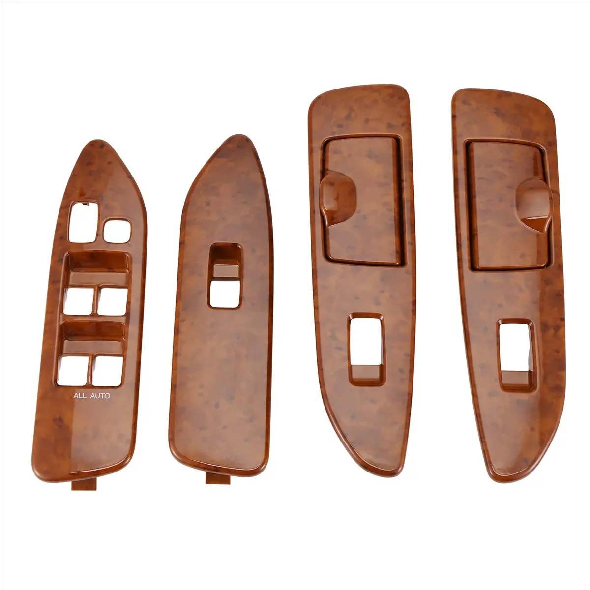 B09A 4Pcs/Set Car Window Glass Lift Switch Panel for Toyota Land Cruiser FJ100 1997-2007 Door Window Regulator Cover A LHD
