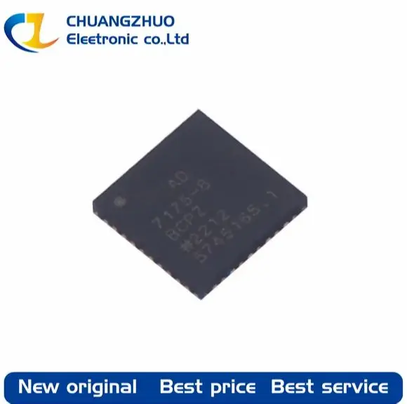 1Pcs   New original     AD7175-8BCPZ-RL7    AD7175-8BCPZ   AD7175-8   24Bit 2V~5.5V 250kHz LFCSP-40 Analog To Digital Converters