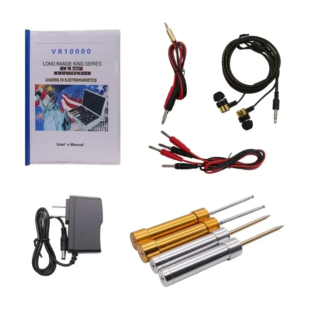 2026 3000M Long Range VR10000 Underground Gold Silver Emerald Ruby Diamond Metal Detector