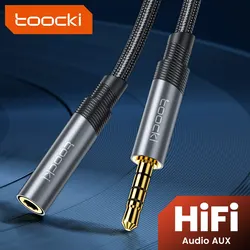 Toocki 3.5 Audio Extension Cable Jack 3.5mm Male to Female Car Audio Aux Speakers Cable For iPhone Headphones Speaker Extender