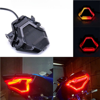 For Yamaha MT-07/25 R3 R25 Y15 V1 V2 Motorcycle LED Tail Light Rear Brake Lamp Integrated Turn Signal Light Stop Lamp