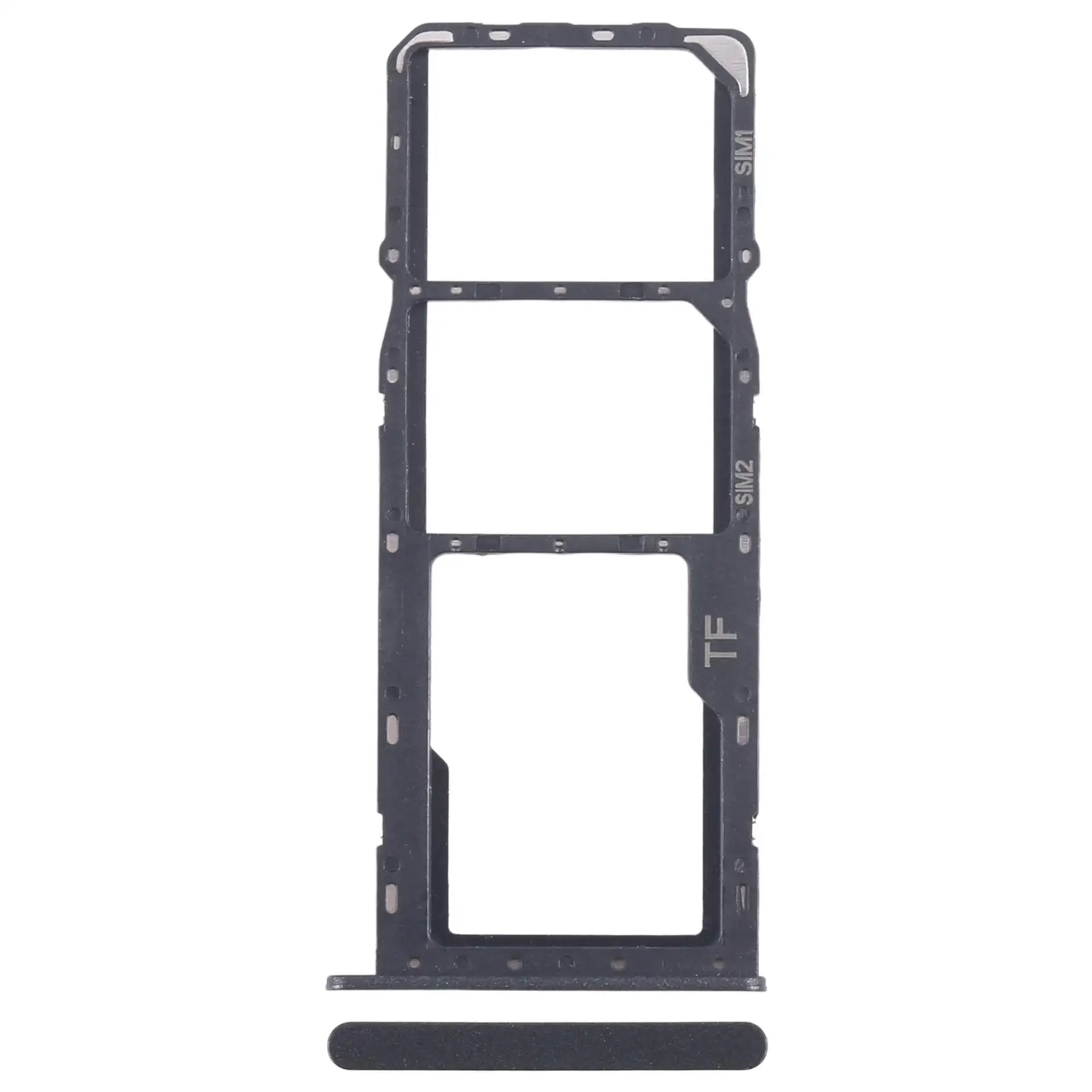For ZTE Blade A35 SIM Card Tray + SIM Card Tray + Micro SD Card Tray