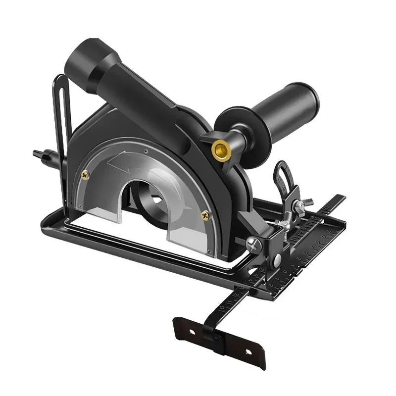Suporte de moedor de ângulo converter para máquina de corte base mesa de carpintaria para moedores de ângulo 100-125 com capa contra poeira 45 °   Ajustável