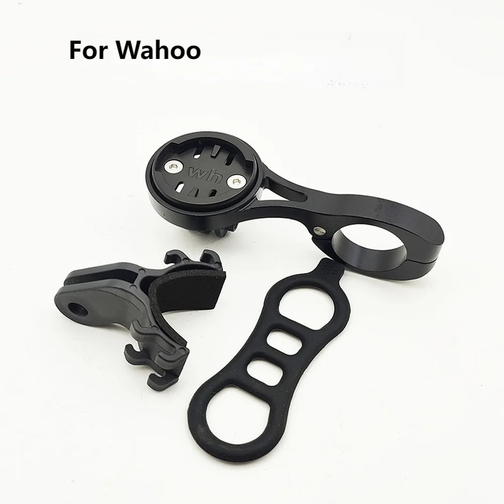 Aluminium Alloy Bracket Bike Computer Mount Lightweight Construction Rubber Band Included Secure Fit 9.1*3.6*2.8cm For Cateye