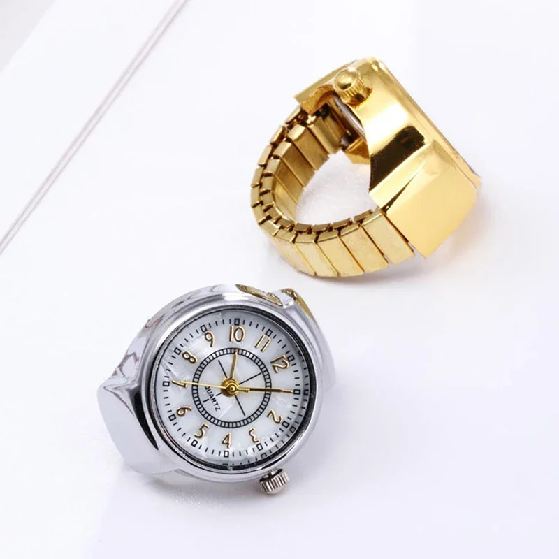 Couples Vintage Punk Quartz Watch Ring