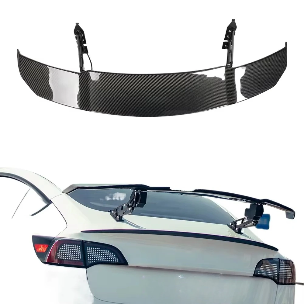 

Universal Carbon Fiber Spoiler, Automatic Side Cover, Rear Roof Wing