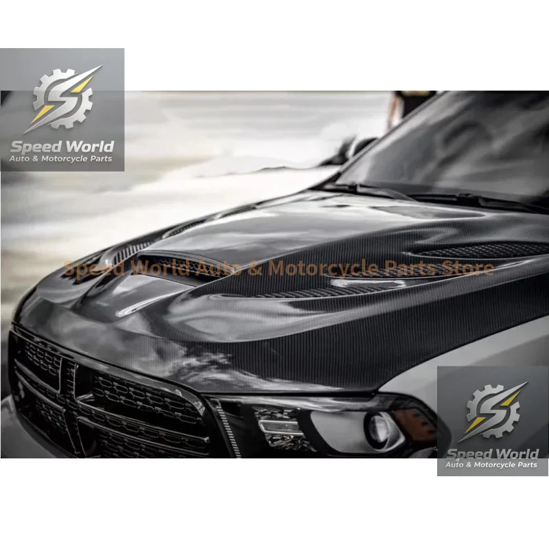 Carbon Fiber Fibre Engine Hood Bonnet For Durant Durango Srt Peormance 2018 2019 2020 2021 2022