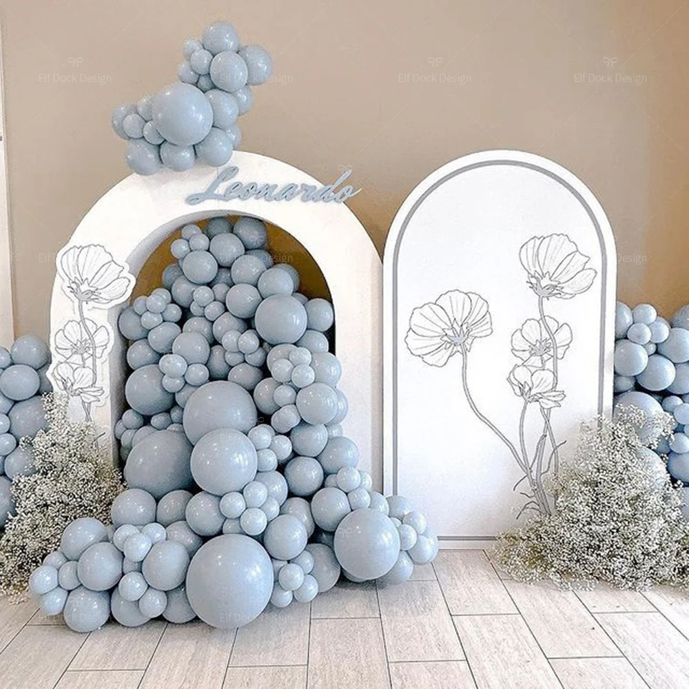 1set Blau Thema Latex Ballons Girlande Bogen Kit Geburtstag Baby Dusche Junge Geburtstag Party Hochzeit Party Dekoration
