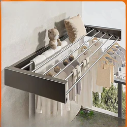 Foldable Drying Rack for Balcony, Indoors and Bathroom - Space Saving and Versatile