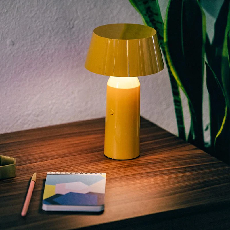 Charging portable desk lamp cute design bedside creative night light