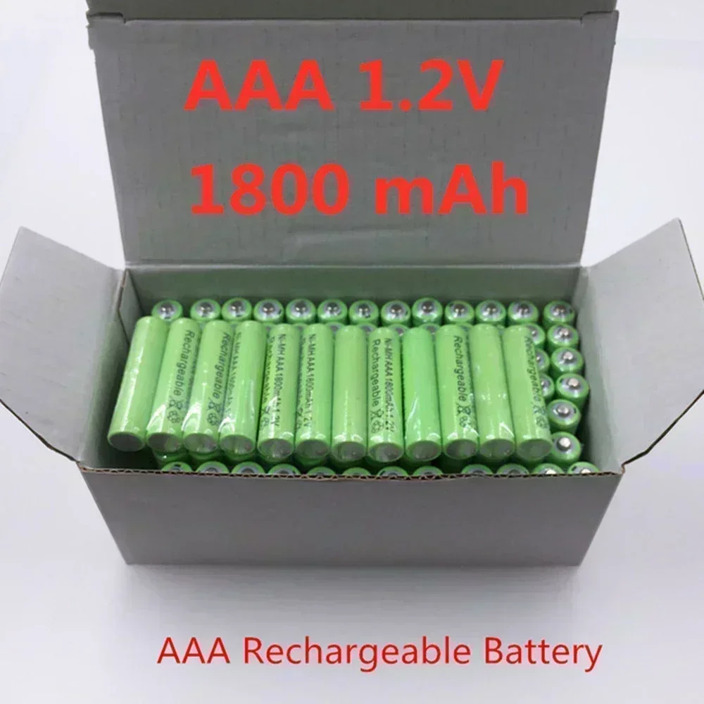 4 - 20 baterías recargables Ni-MH de alta calidad AAA 1800mAh 1,2 V con descarga 3A