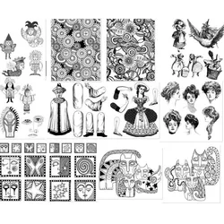 Rysunki transparentne wyraźne znaczki dla DIY Scrapbooking/tworzenie kartek zabawy materiały dekoracyjne A0240