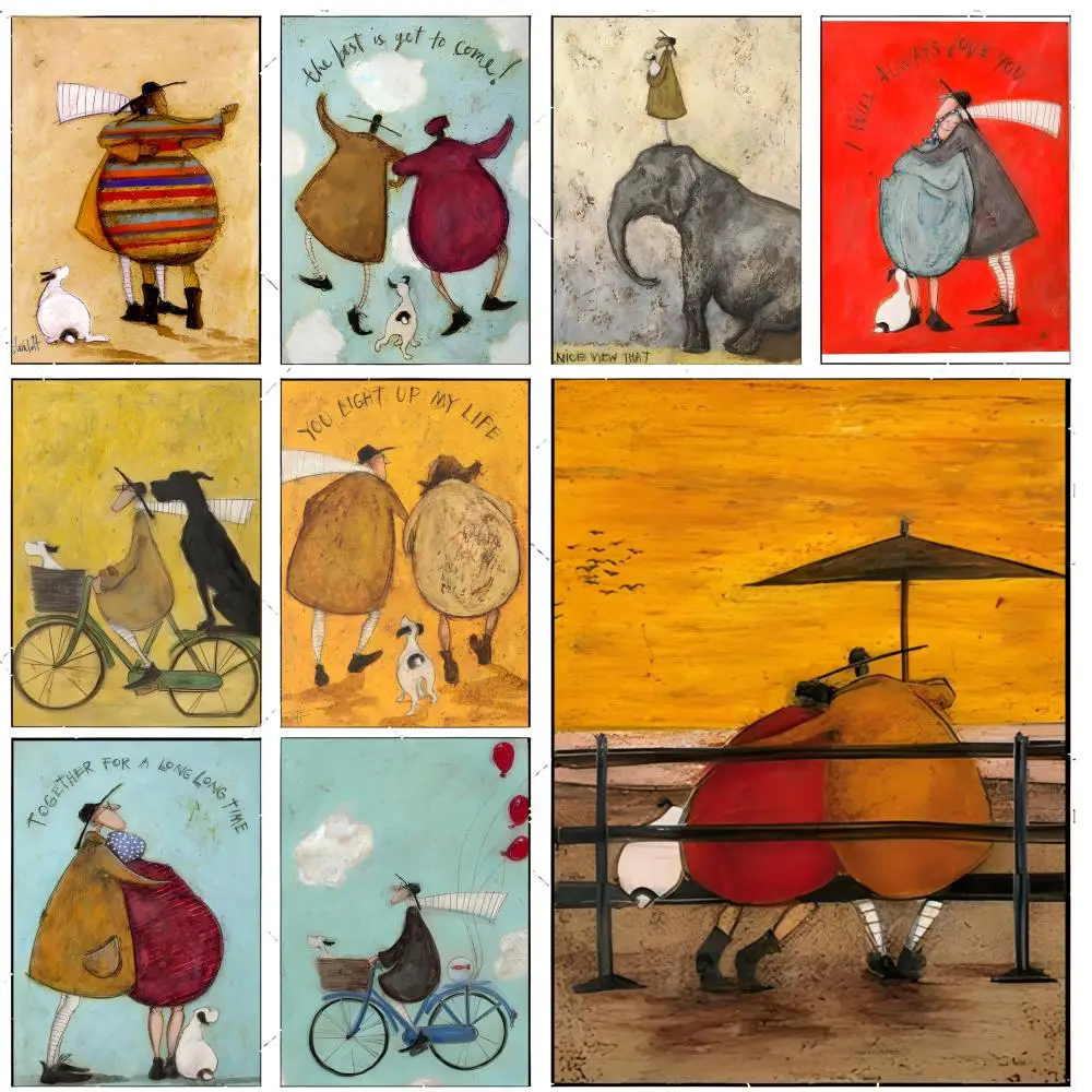 Whimsical Art Sam Toft Poster Premium Decor Art & Gift for Household Lounge Home Ornaments