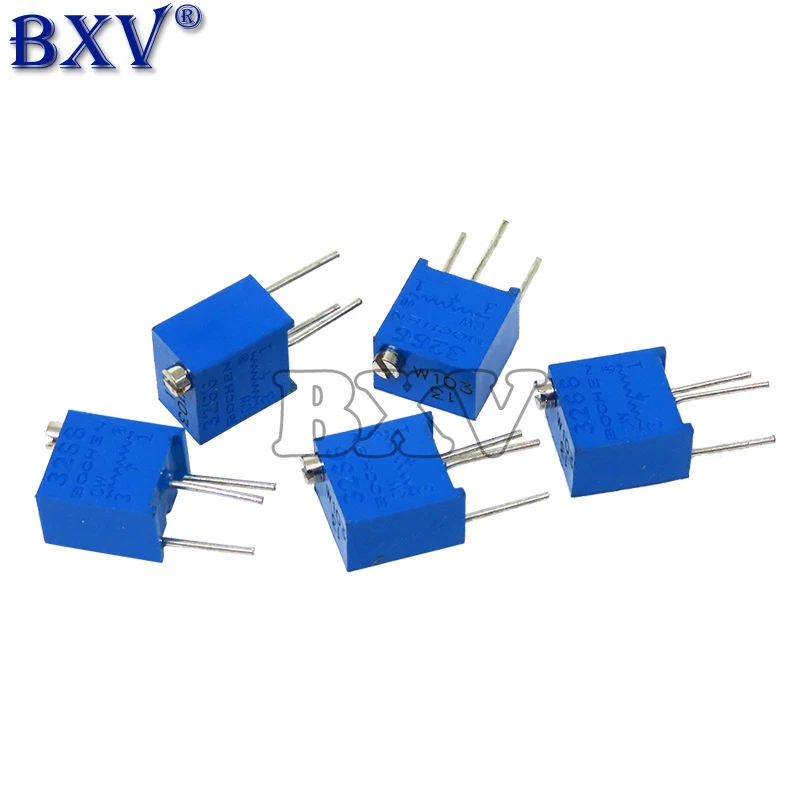 10PCS 3266W Adjustable Precision Potentiometer DNIGEF 1K 2K 5K 10K 20K 50K 100K 200K 500K 103 1M 3266