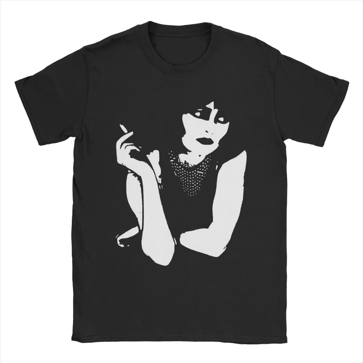 Men's T-Shirts Siouxsie Sioux 80s Fashion 100% Cotton Tees Siouxsie and the Banshees T Shirts Round Neck Clothes 6XL