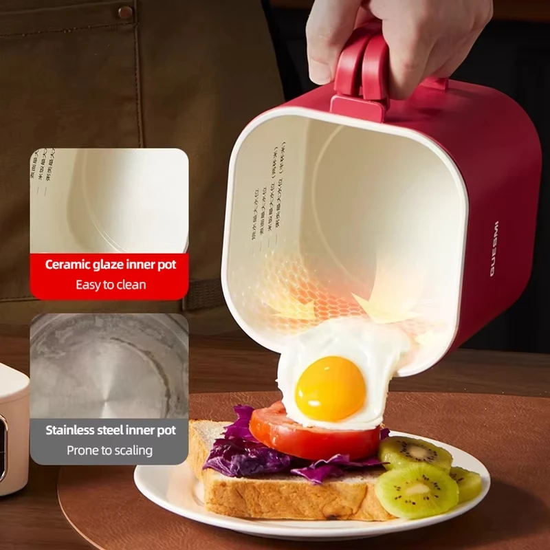 1500ML Opvouwbare Waterkoker Reizen Verwarming Cup Split-type Waterkokers Draagbare Kookpot Verstelbare Temperatuur Waterkoker 220V