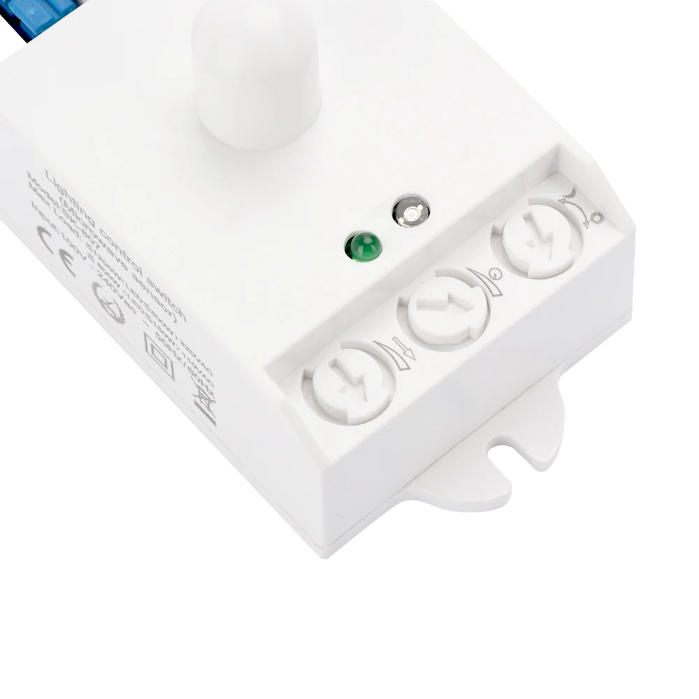 AC 100V-240V 5.8GHz LED Microwave Radar Sensor Light Switch Human Body Motion Induction Sensor Controller Switch