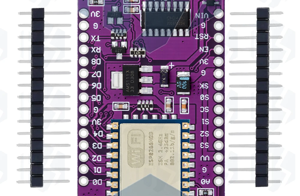 Typ-C USB Nodemcu Lua WiFi V3 ESP8266 Entwicklungsboard Serielles Drahtloses WiFi CH340 ESP-07 ESP-07S Modul für Arduino – Detail 29