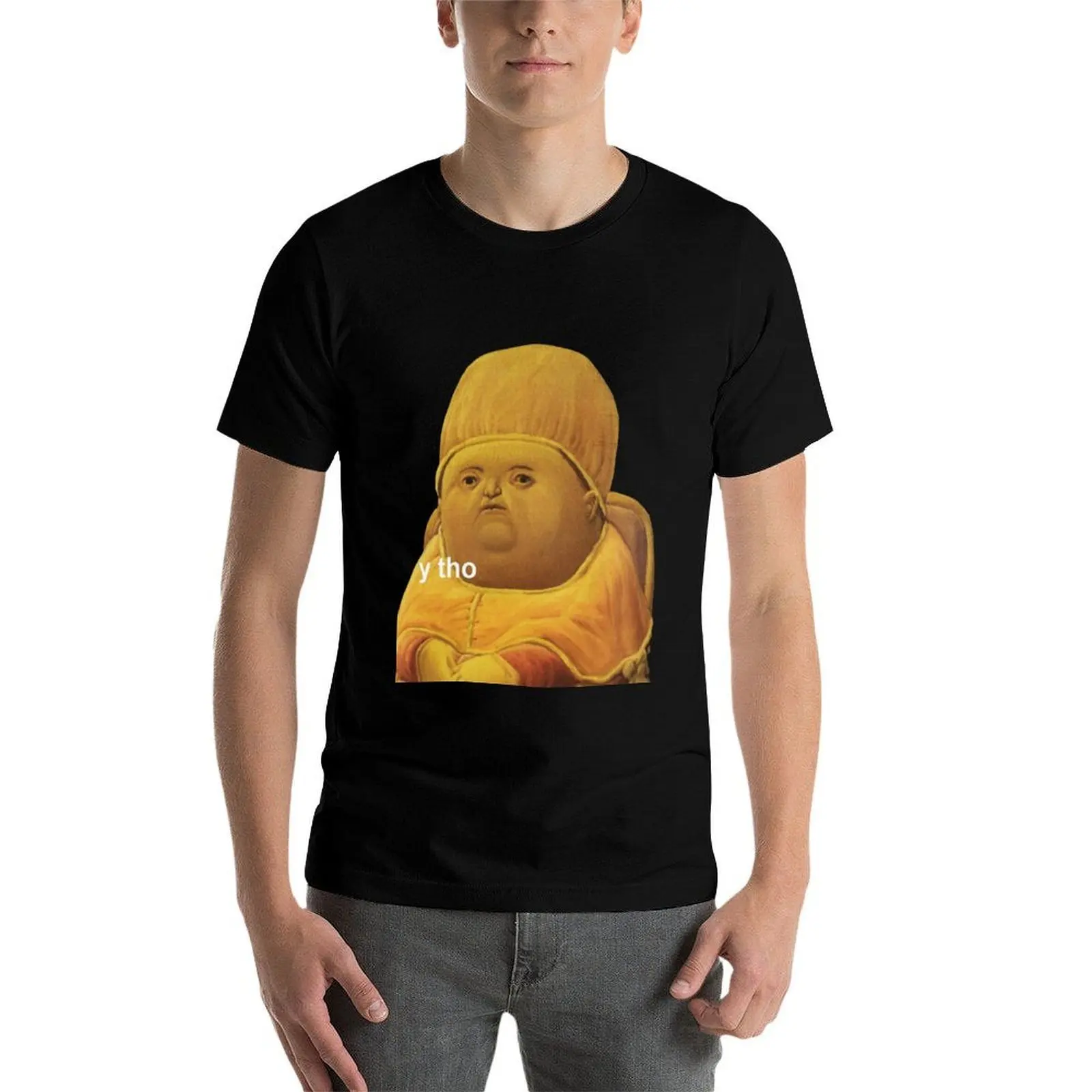 Y THO MEME تي شيرت رجل تي شيرت الصيف القطن تي شيرت رجل 100% تي شيرت