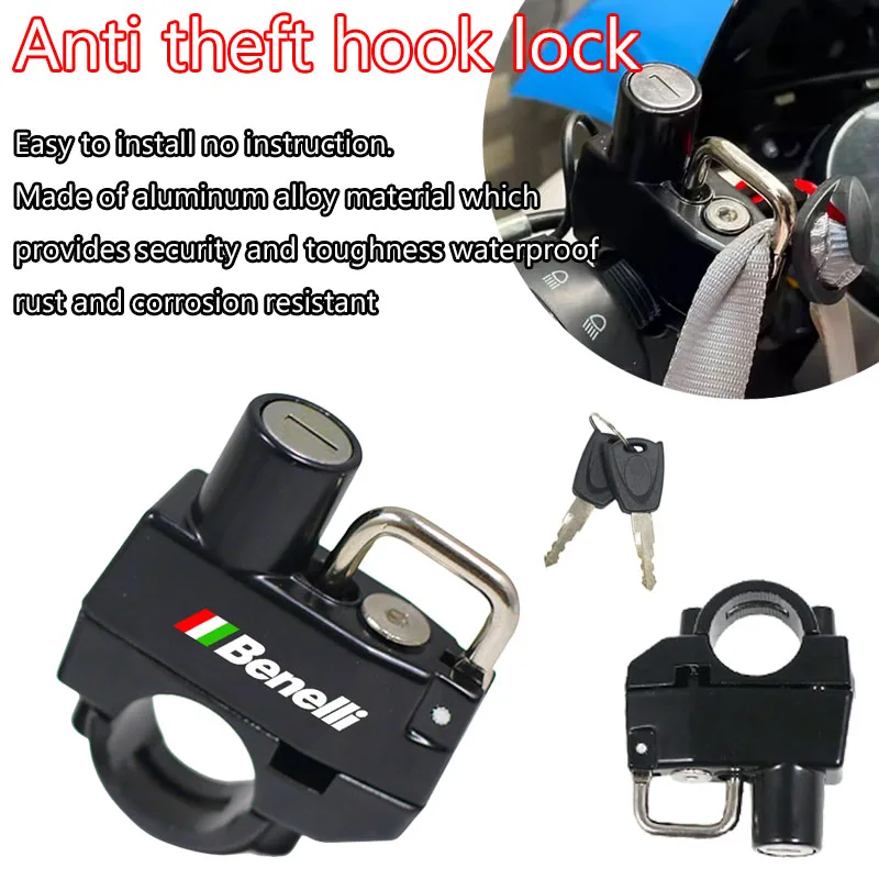 

Для Benelli TRK 502 502X TNT 125 300 600 Leoncino принадлежности для мотоциклов замок для шлема противоугонный замок для шкафчика нержавеющее устройство