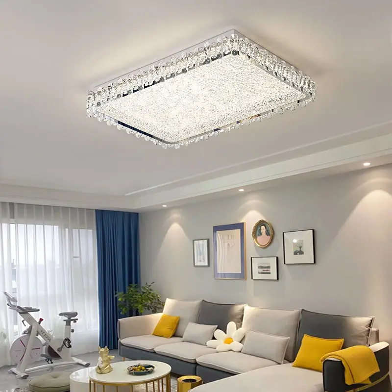 

Modern LED Luxurious Crystal Ceiling Chandeliers Lights Living Room Bedroom Home Decor Lighting Fixtures Pendant Lamp