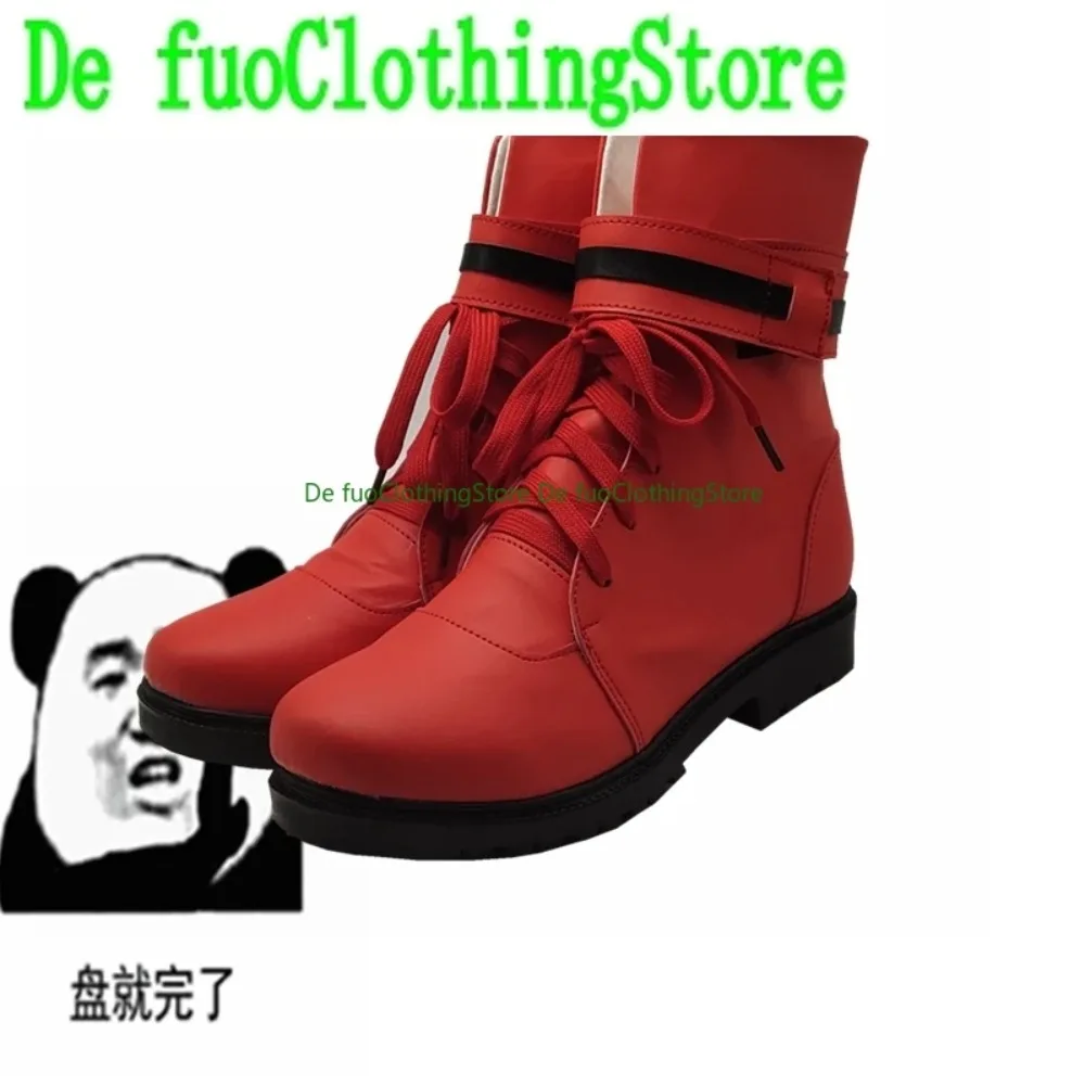 เสื้อผ้า คอสเพลย์ ชุดอนิเมะ รองเท้า ไฟนอลแฟนตาซี 7 รองเท้าคอสเพลย์ทีฟา การปรับแต่งอุปกรณ์ประกอบฉาก การปรับแต่งตามภาพ