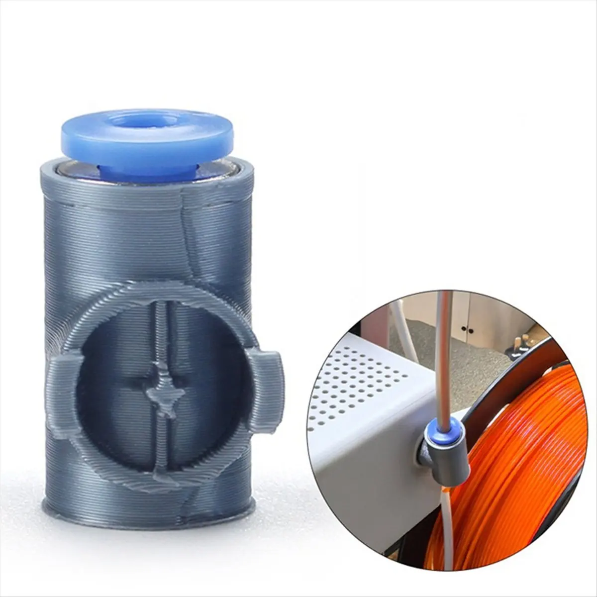 Welcome Deal-3Pcs for A1/A1 Mini PTFE Tube Connector Exclusive Pneumatic 3D Printers Material Feed Pipe Joint Parts