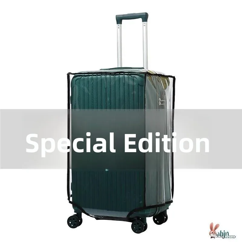 Transparent PVC Wear-resistant Waterproof Dustproof Travel Luggage Protector Cover Three Seven Split Fat Box Suitcase Cover