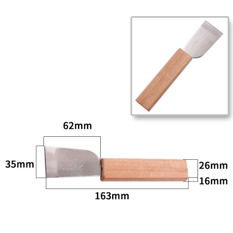 Professional Leather Craft Cutting Knife DIY Craft Knife Sharping Skiving Tool High Speed Steel Blade