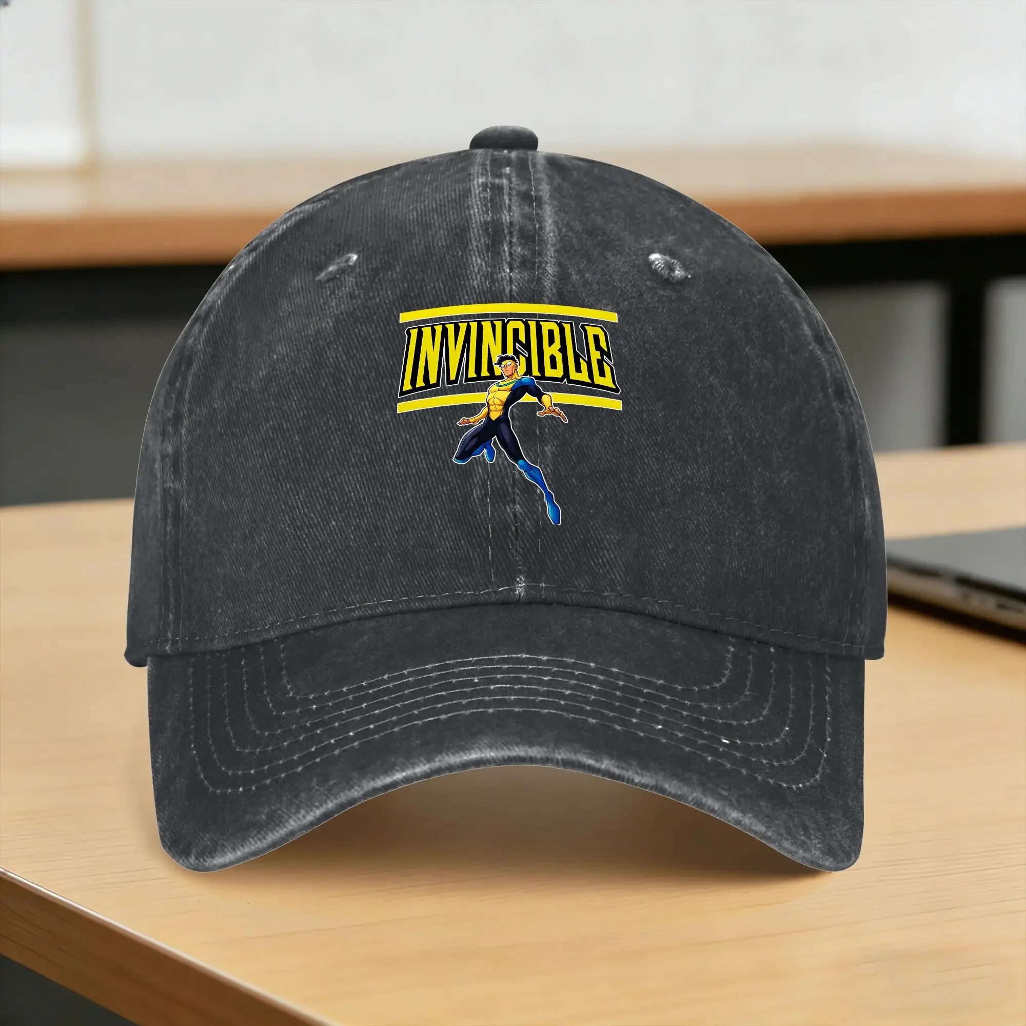 Invincibles Mark Grayson Hero Pose Sun Baseball Cap Fashion Couple Women Washed Trucker Hat Logo Running Hippie Baseball Caps