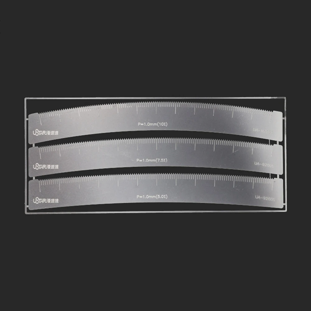 Etching Part Hole Spacing Ruler Specific Modeling Tools Etching Spacing Tool Etched Hole Distance Ruler Etched Arc Surface Ruler