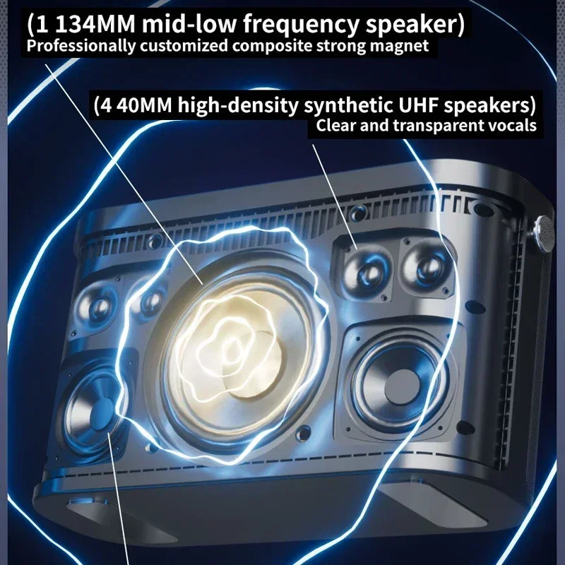 Imagem -04 - Sodlk-alto-falante Bluetooth Portátil Subwoofer de Alta Potência Canto Doméstico ao ar Livre Tws sem Fio Qualidade de Som Hifi S1271