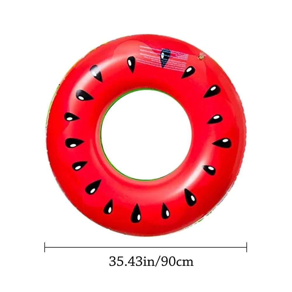 5 unids/set 7 unids/set fruta Donuts verano natación anillo lindo dibujos animados pelota de playa flotador de seguridad círculo grueso PVC playa piscina juguetes