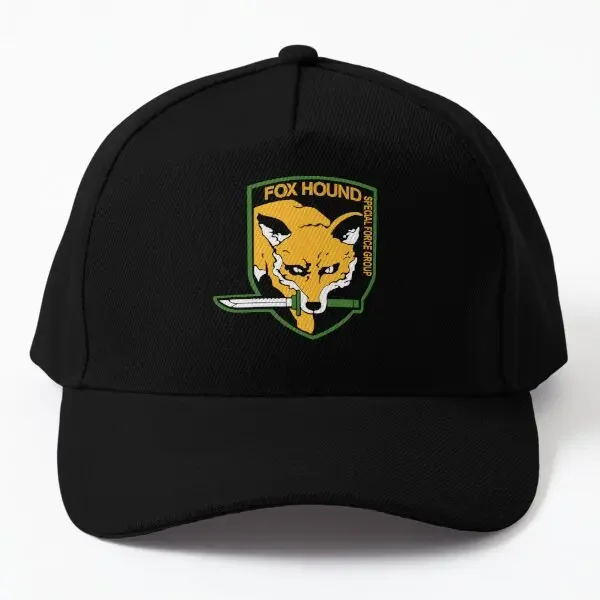 

Metal Gear Solid Foxhound Baseball Cap Hat Sport Boys Snapback Sun Bonnet Hip Hop Czapka Spring Mens Fish Summer Black