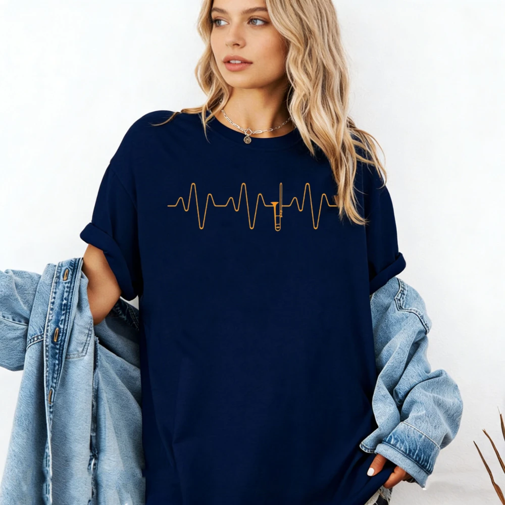 Retro Art Graphic Tee Women Casual Short Sleeve T-shirt Forest Moth Bug Music Print Crew Neck Tops Unisex Vintage Daily Shirts