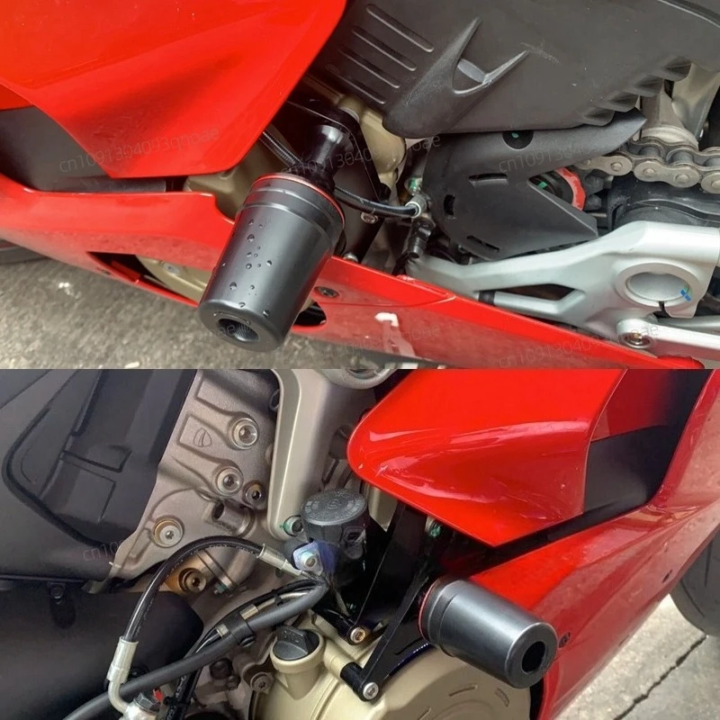 Motorfiets Valbescherming Frame Slider Kuip Guard Crash Pad Protector Voor Ducati V4 V4S Panigale 2018-2021