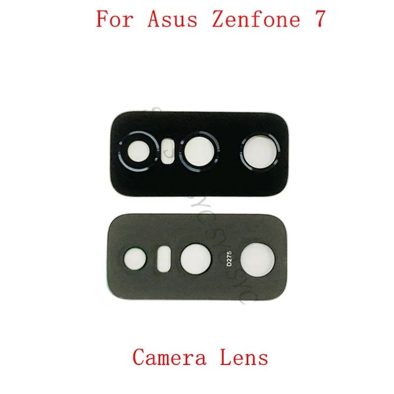 Rear Camera Lens Glass For Asus Zenfone 7 ZS670KS 7 Pro ZS671KS 8 Flip ZS672KS Back Camera Glass Lens Repair Parts