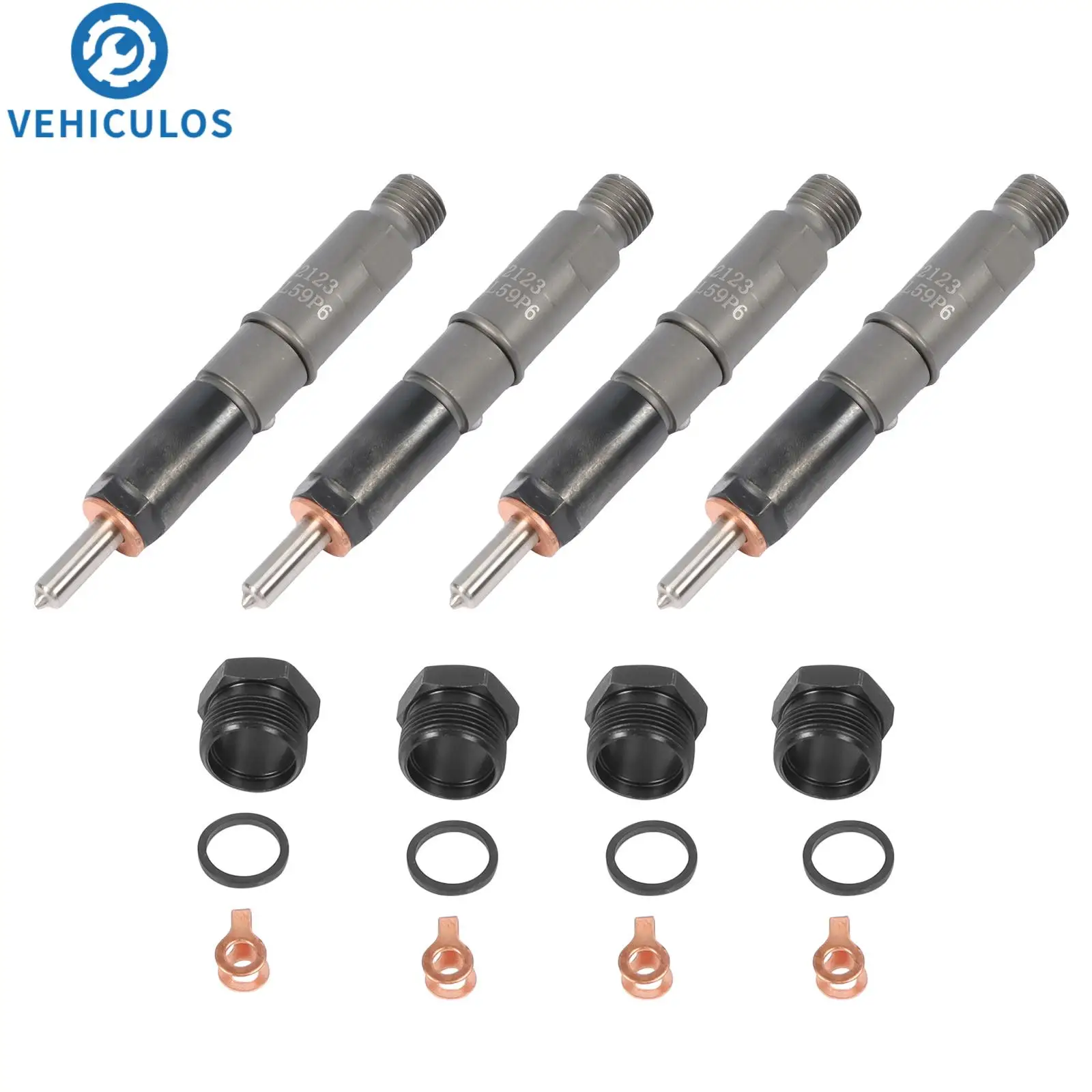 

4 шт. топливные форсунки 3932123 подходят для Cummins 4BT 3,9 л дизельный двигатель грузовика двигатель аксессуары для системы подачи топлива