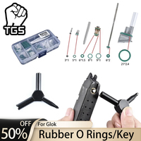 Tactical Airsoft Magazine Fluorine Rubber O Ring Pistol for GBB Marui TM Glock 17 Set Green Flat Silicone Ring Seal Gasket Air