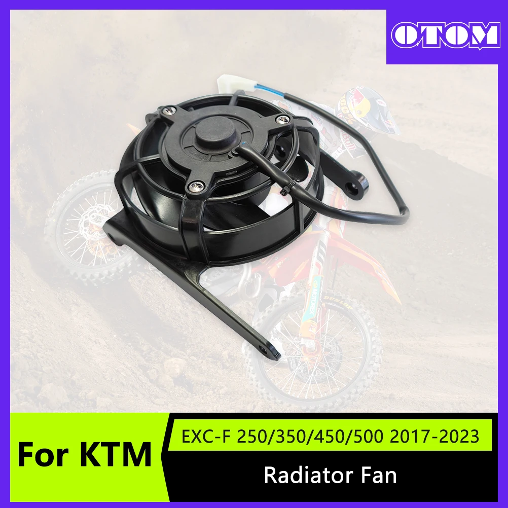 

OTOM Motorcycle Radiator Fan Cooling Fan OEM Replacement Fan for KTM EXC XC-W HUSQVARNA FE TE Dirt Bike Performance Cooling Fan